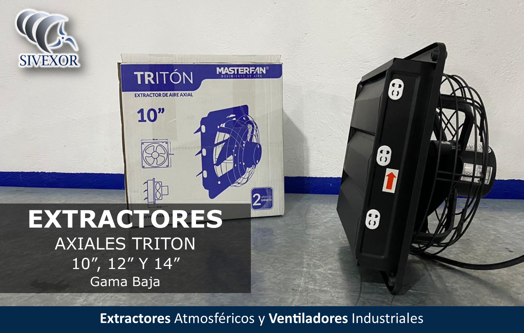 Extractores Industriales silenciosos SIVEXOR